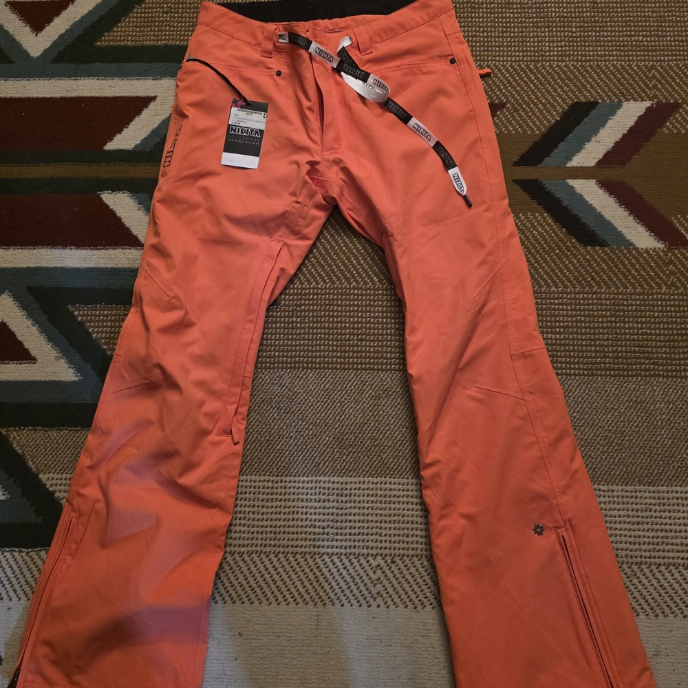 Orange Ski Pants